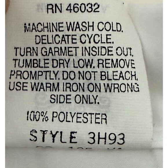 Vintage Nikki Ivory Short Sleeve Blouse Womens 11/12 Lace Collar Button Front - Picture 4 of 6